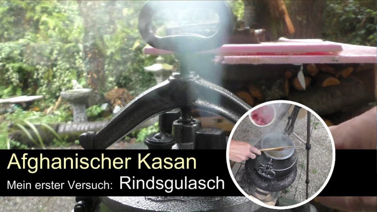 Outdoor Cooking - Afghanischer Kazan: Mein erster Versuch - Rindsgulasch