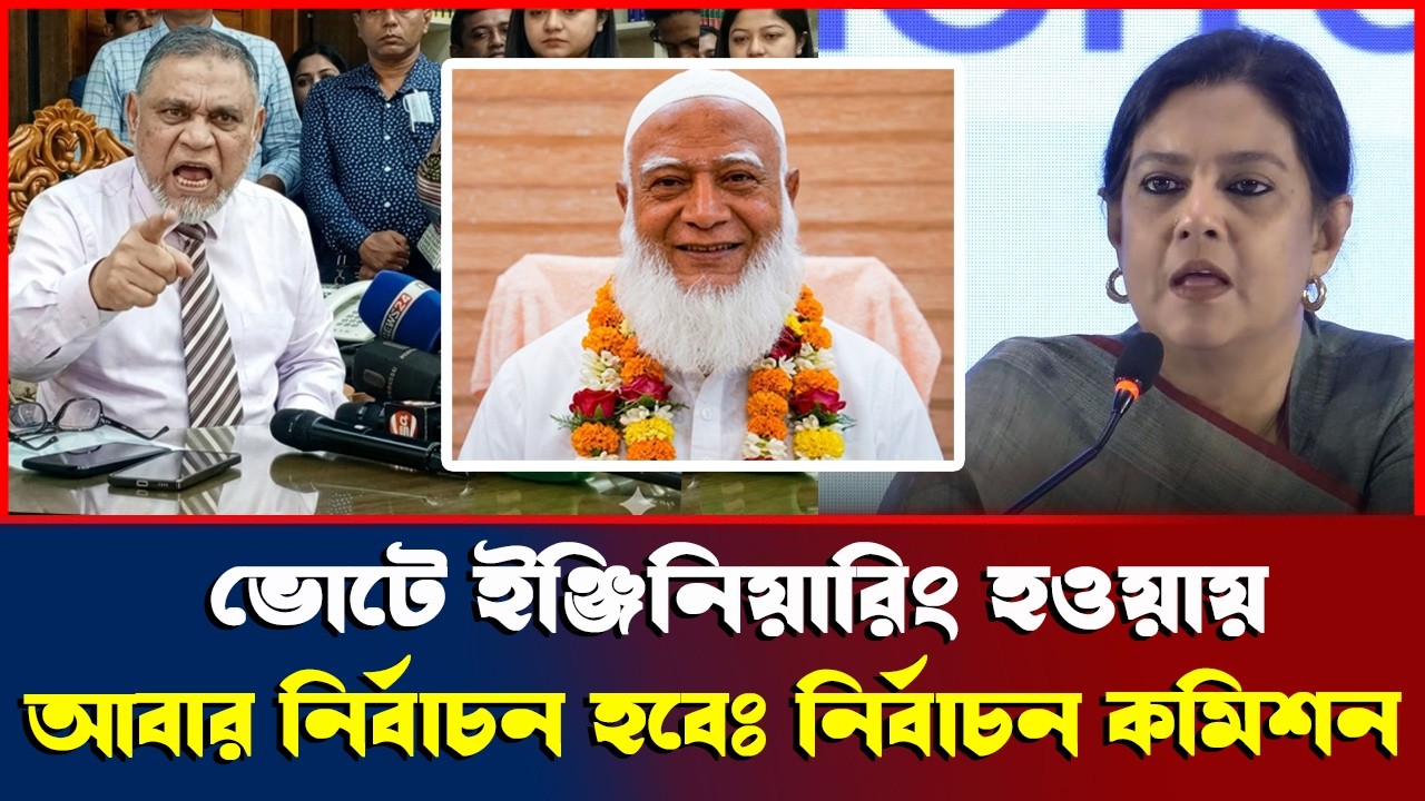 ভোটে ইঞ্জিনিয়ারিং হওয়ায় নির্বাচন কমিশন কি বলছে ? Adviser Rizwana Hasan News