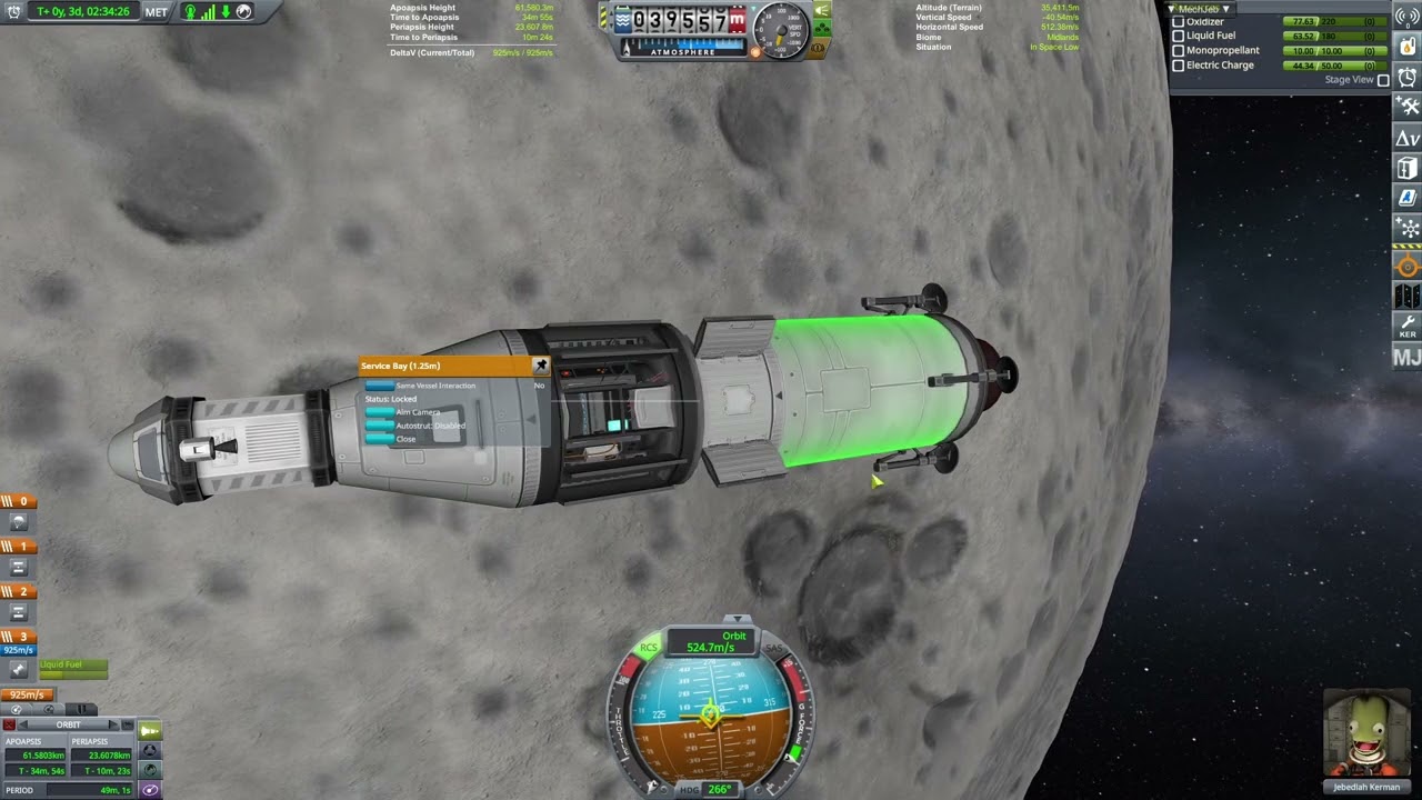 Kerbal Space Program (Science mode 3) Getting to the Mun!