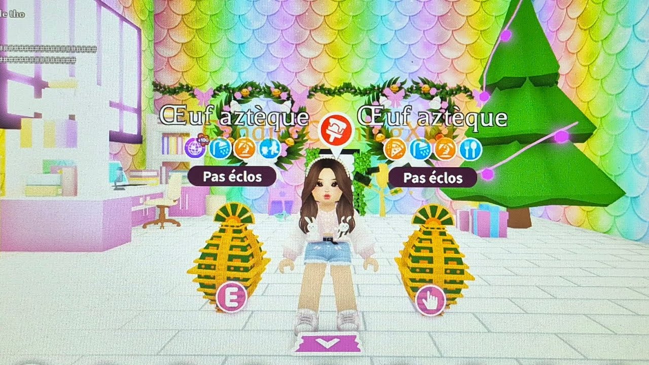 Jouvre 6 Egg aztèque sur adopt me 