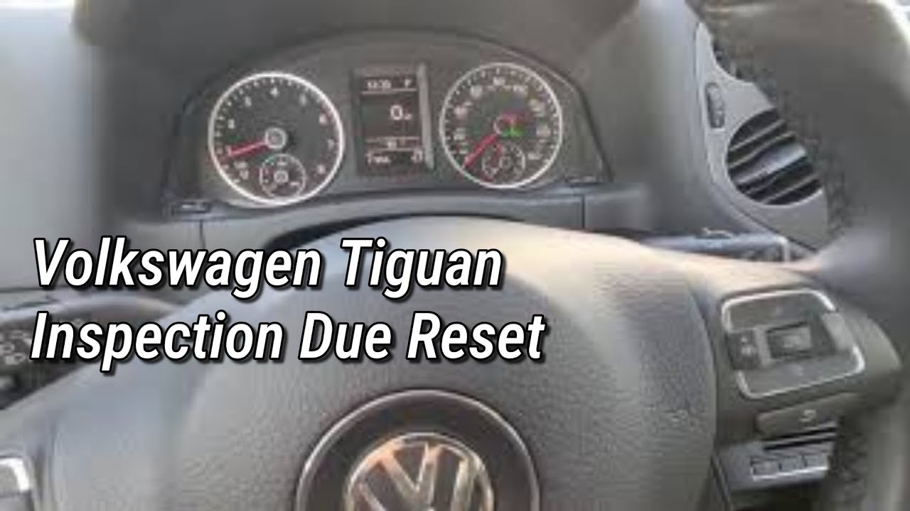 2017 Volkswagen Tiguan Inspection Due Reset / How to #shorts