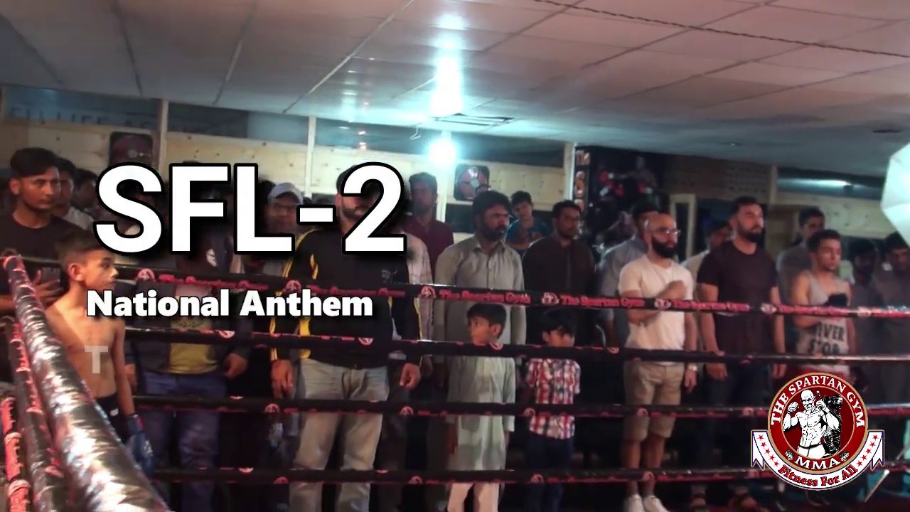 SFL-2 National Anthem Pakistan (Spartan Fighting League) MMA International Fights