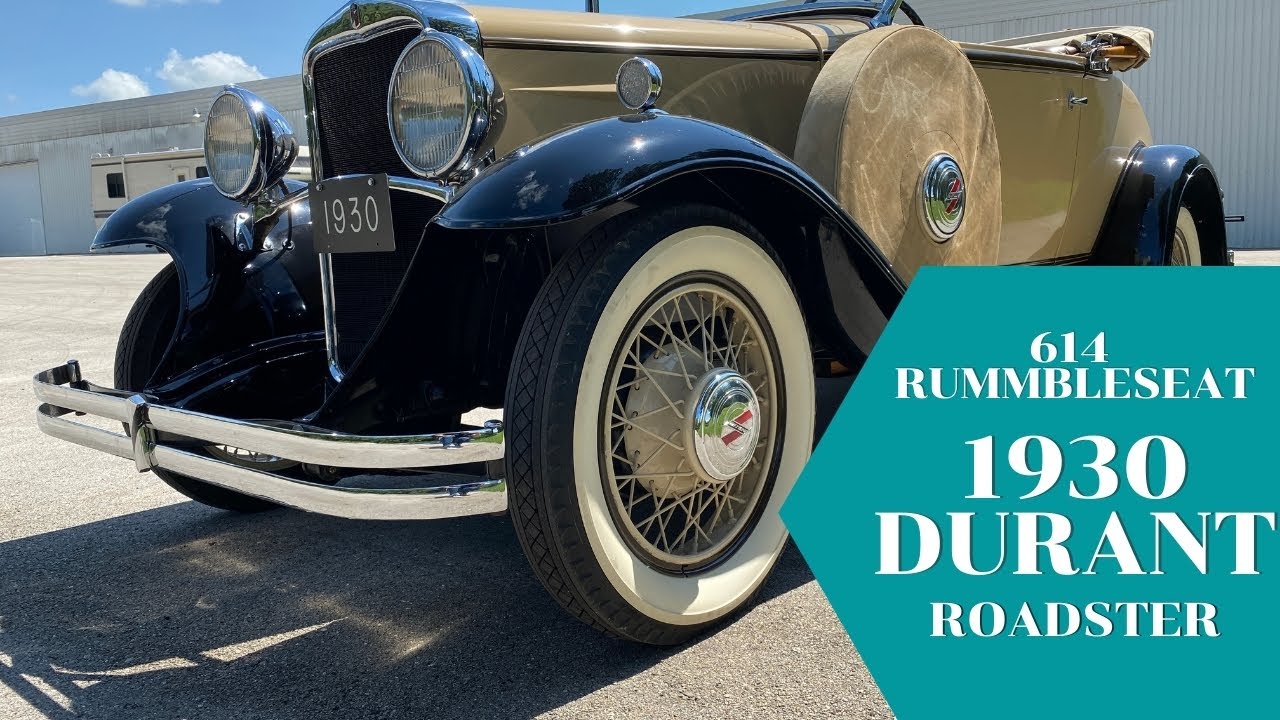 1930 Durant 614 Rumbleseat Roadster