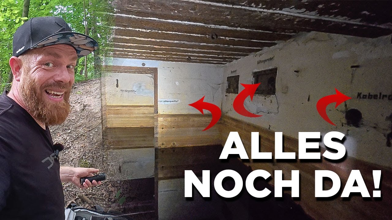 3 Nazi-Bunker im Wald gefunden! PERFEKT erhalten & unberührt!
