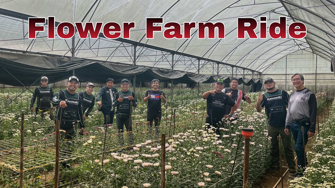 EMV Flower Farm Ride with Kawasaki Lipa