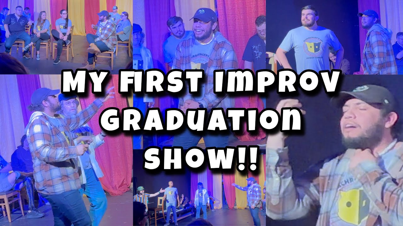 Performing In My FIRST EVER Full Show | Improv Comedy Graduation Show Vlog #4