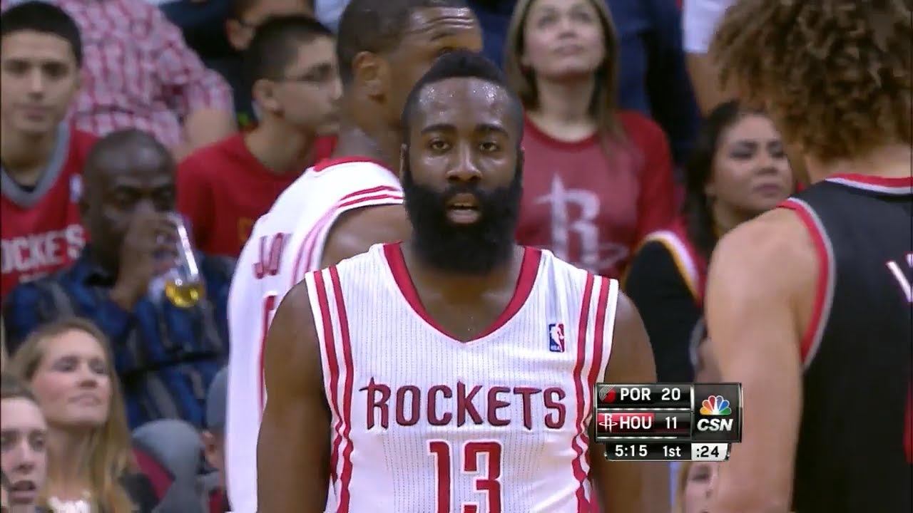 2014.03.09 - James Harden Full Highlights vs Trail Blazers - 41 Pts, 10 Reb, 6 Assists, SICK!