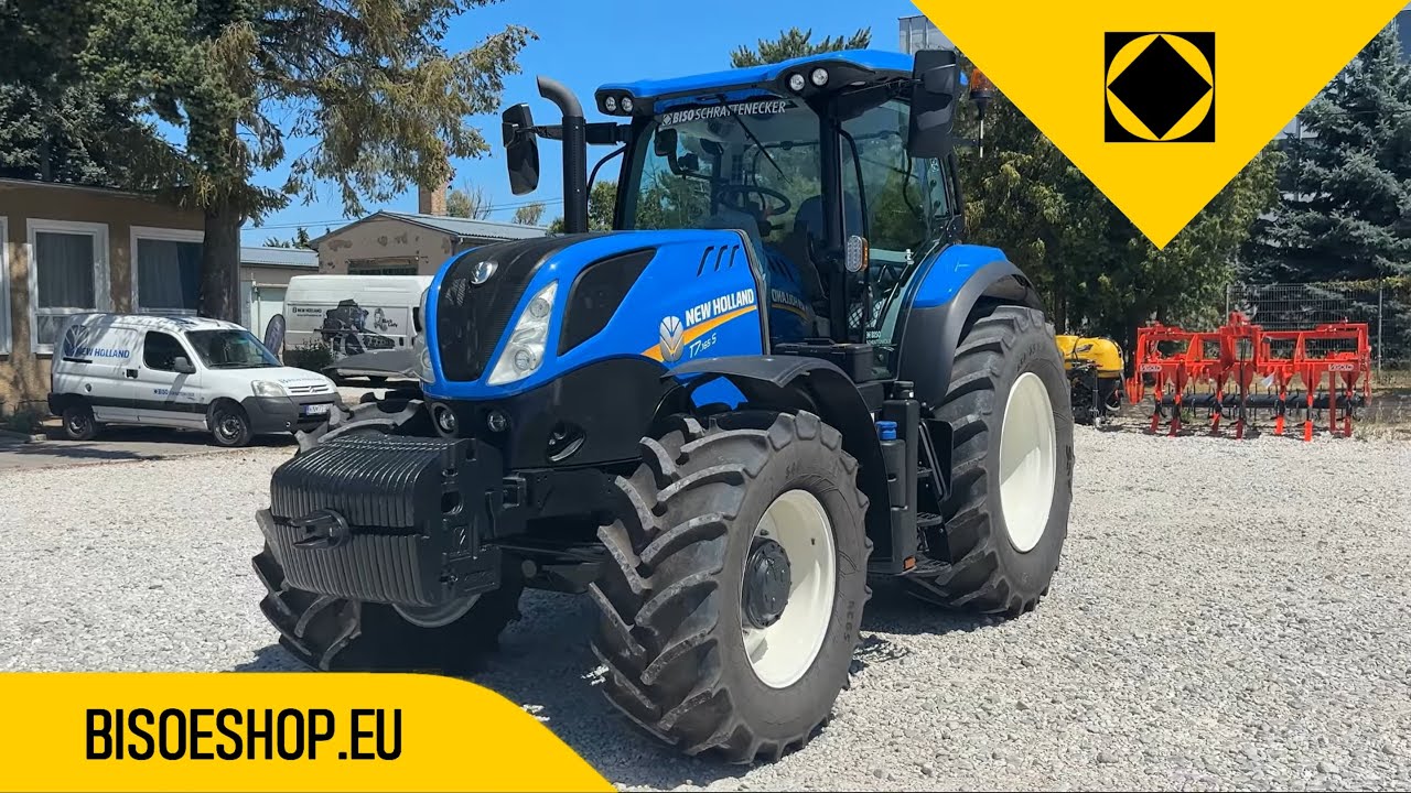 BISO obhlídka – traktor New Holland T7.165 S – walkaround