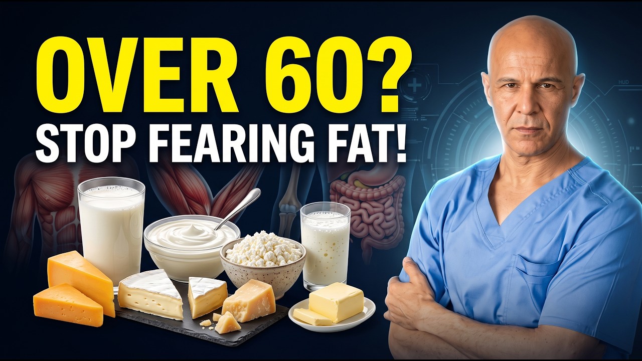 ВАМ ЗА 60? ПЕРЕСТАНЬТЕ БОЯТЬСЯ ЖИРНОЙ МОЛОЧКИ! 🚨 6 продуктов, полезных для мышц, костей и кишечника