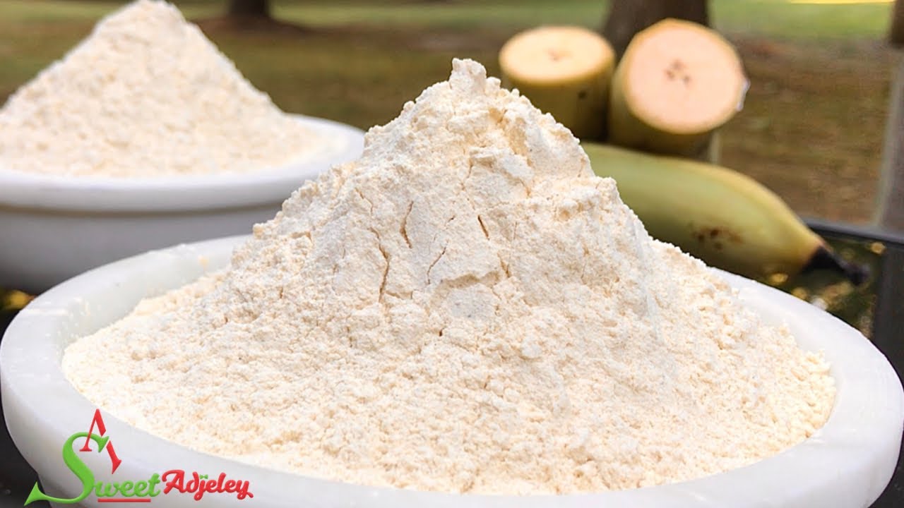 HOW TO MAKE PLANTAIN FLOUR AT HOME WITH JUST ONE INGREDIENT