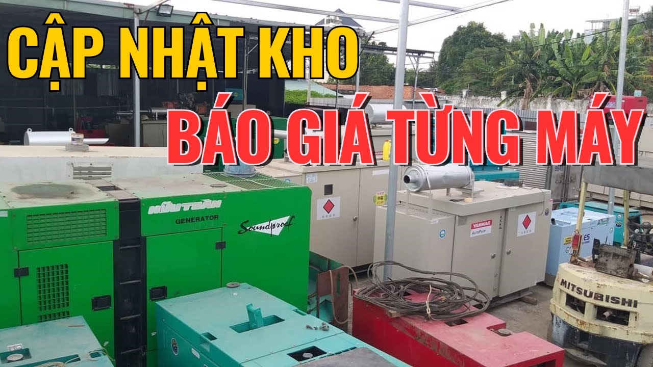 Báo giá lô máy phát điện nhật bãi tại kho máy phát điện Hoàng Kim | LH : 0901352121