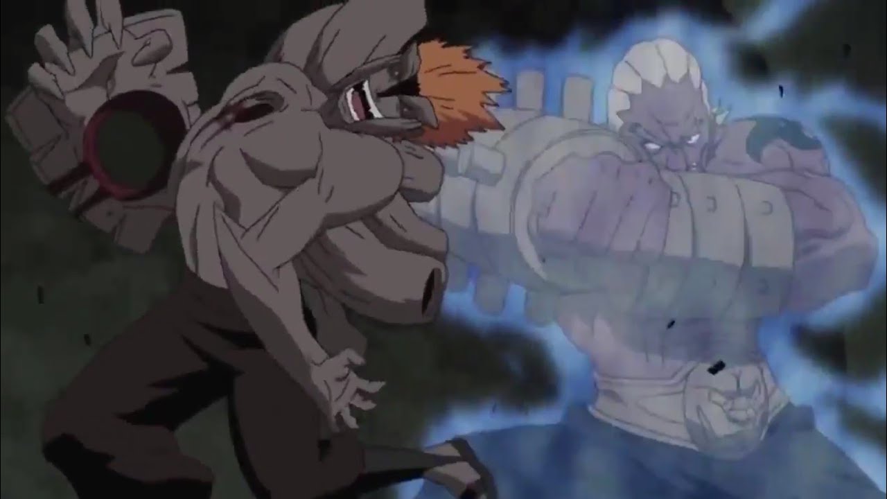 Raikage vs Jugo | Sasuke vs Five Kage FULL FIGHT (English Dub)
