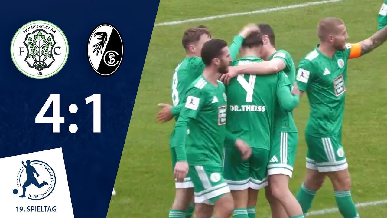 Starke zweite Hälfte | FC 08 Homburg - SC Freiburg II | 19. Spieltag RLSW