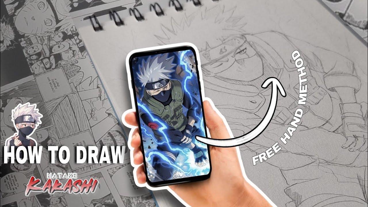 How to draw - other Anime character with FREE HAND METHOD Drawing step by step Tutorial video