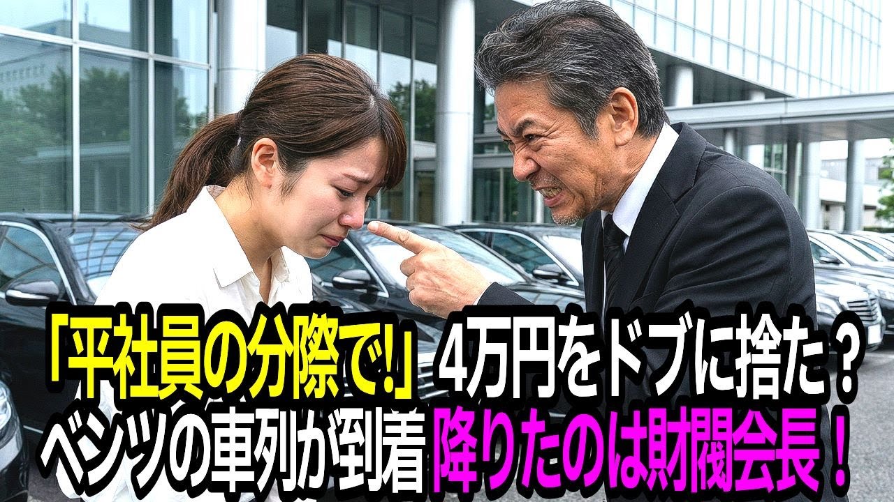 財閥会長に4万円貸した平社員。翌日、ベンツの車列が会社を包囲し…「馬鹿」と笑った上司の末路【スカッと】【感動】【朗読】