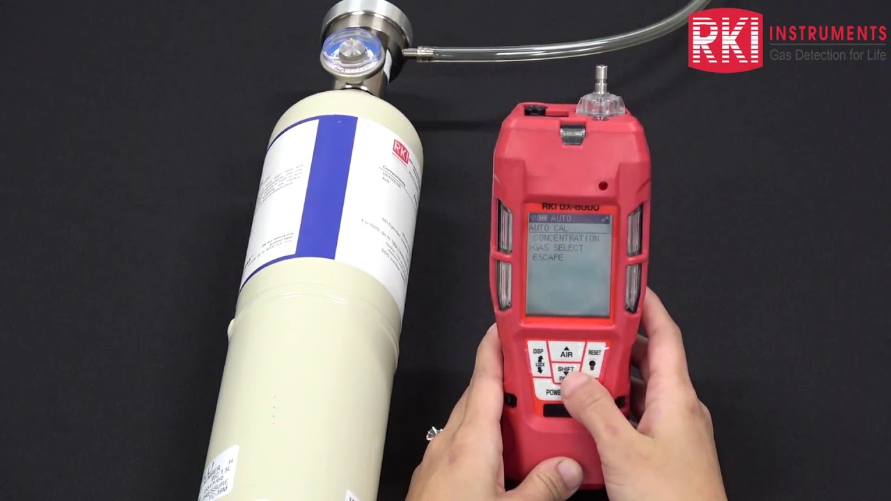 RKI GX-6000 Portable Benzene Detector - Benzene Calibration