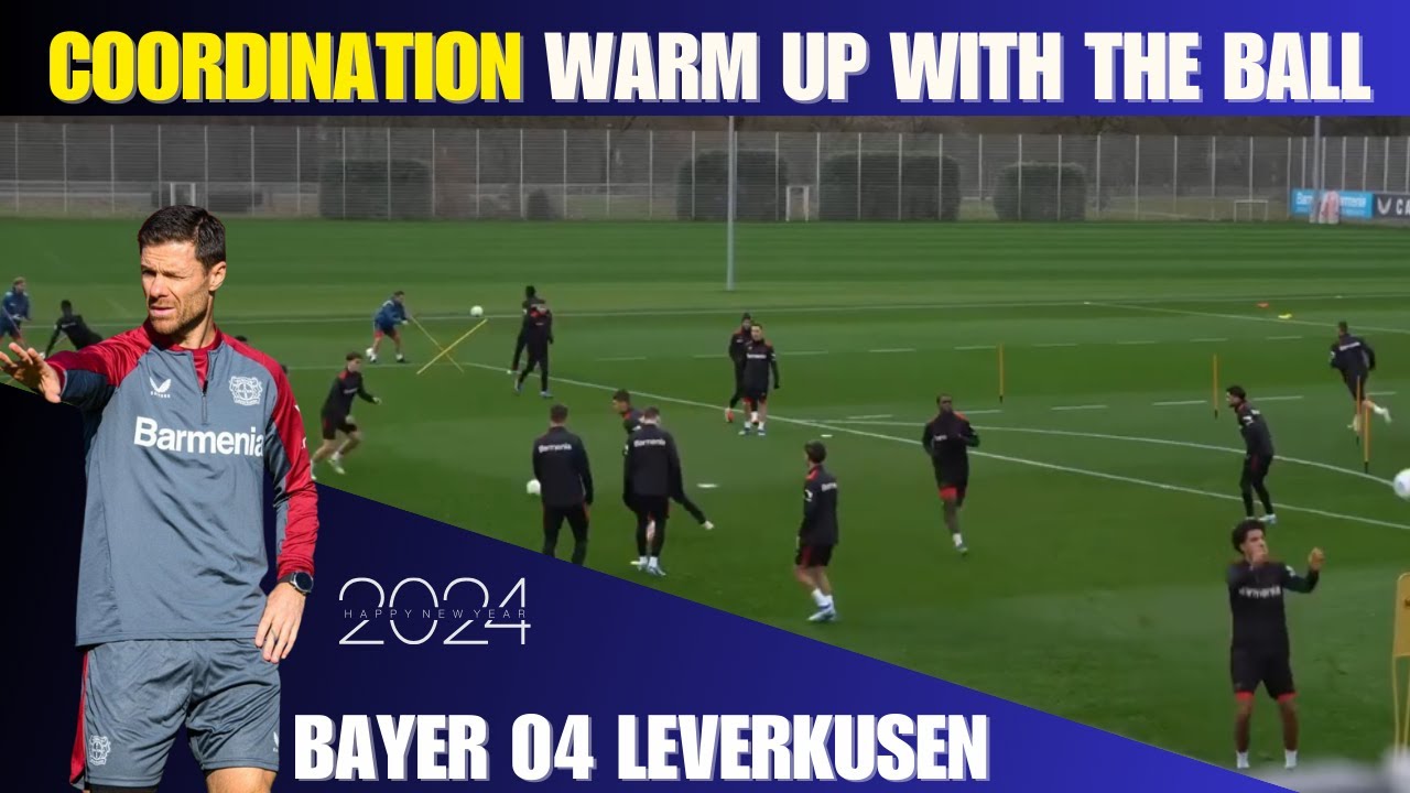 🔰Разминка на координацию с мячом / Bayer 04 Leverkusen