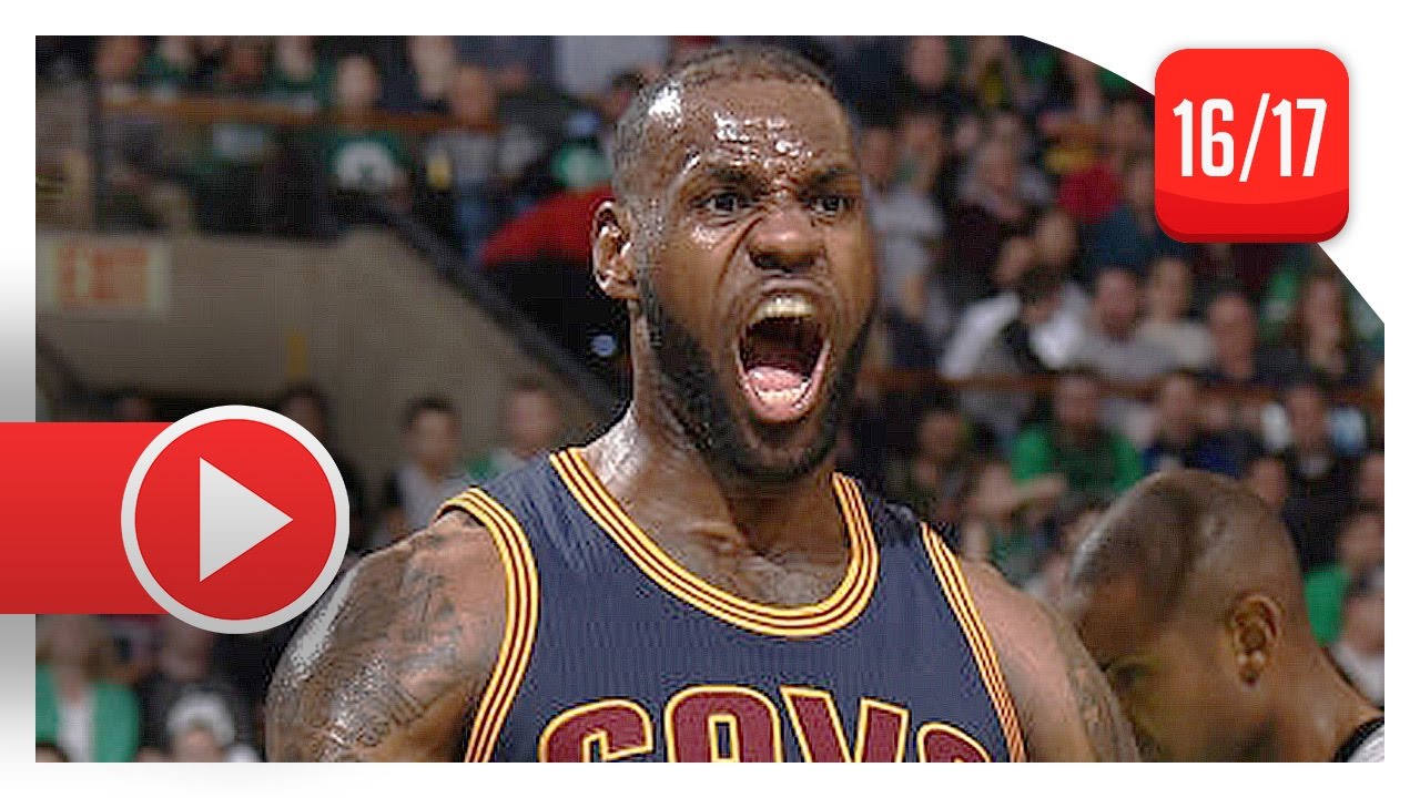 LeBron James Triple-Double Highlights vs Celtics (2017.03.01) - 28 Pts, 13 Reb, 10 Ast