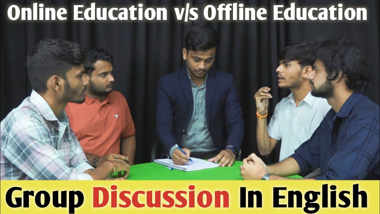 Online Classes vs Offline Classes | Group Discussion In English | English learning practice