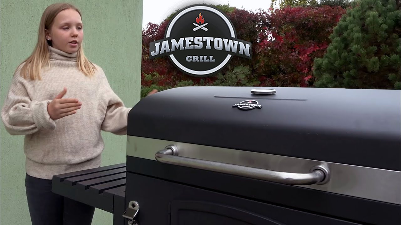 Распаковка и сборка угольного гриля Jamestown Jaxon XL
