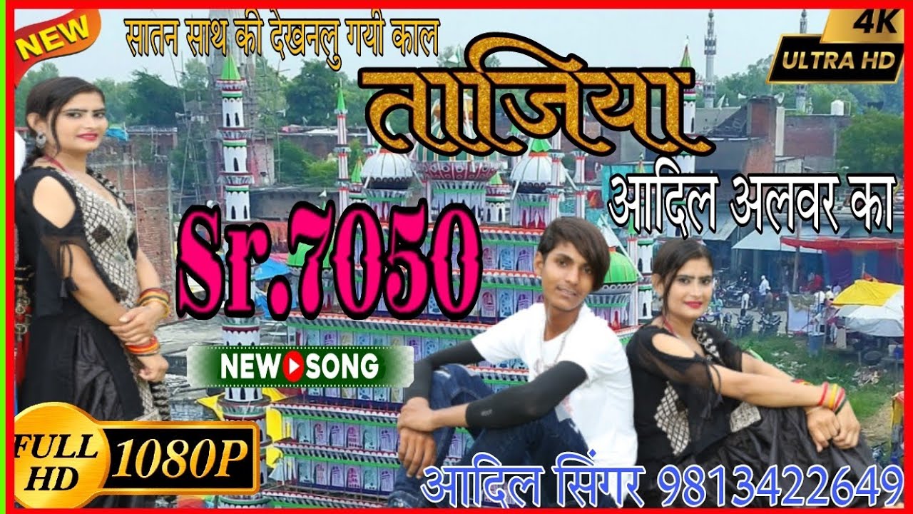 Sr.7050 आदिल सिंगर // ताजिया देखनलु गयी काल अलवर का // New Mewati Song 2023 #Aadil_Singer_3_Brother