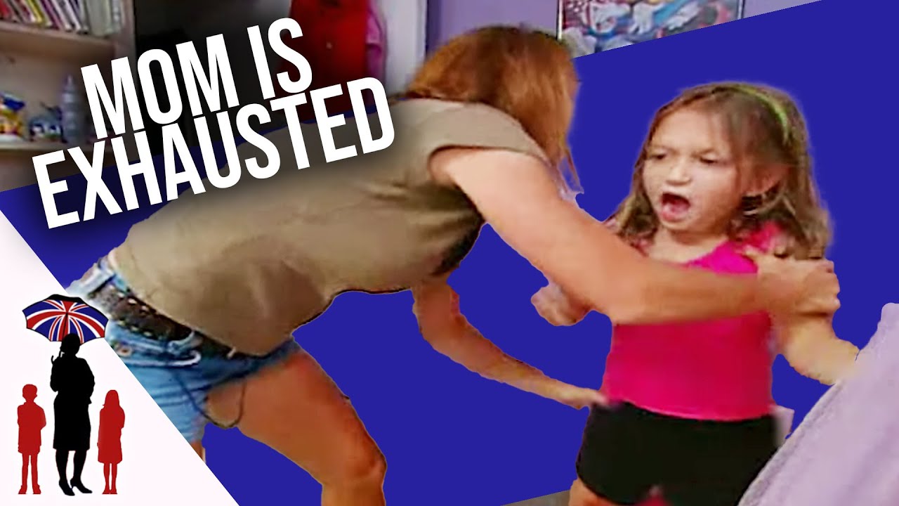 7Yr Old Acts Up As Mom Tries To Care Of Disabled Daughter | Supernanny