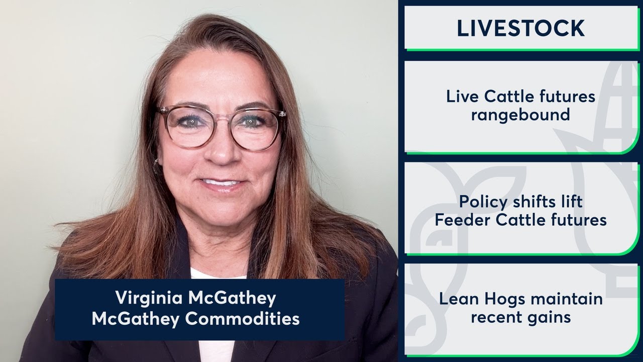 Live Cattle and Feeder Cattle futures rose on strong demand. 1/21/26