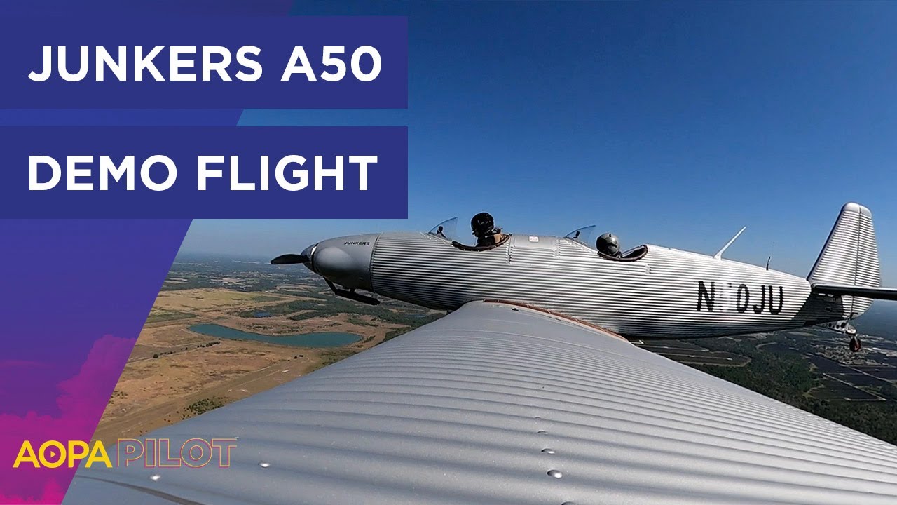 Каково это — летать на новом самолете Junkers A50