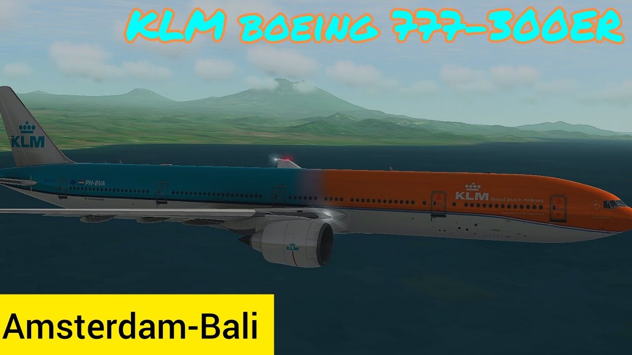 Gorgeous Indonesian Island | Amsterdam (EHAM) to Bali (WADD) | KLM Boeing 777-300ER | RFS