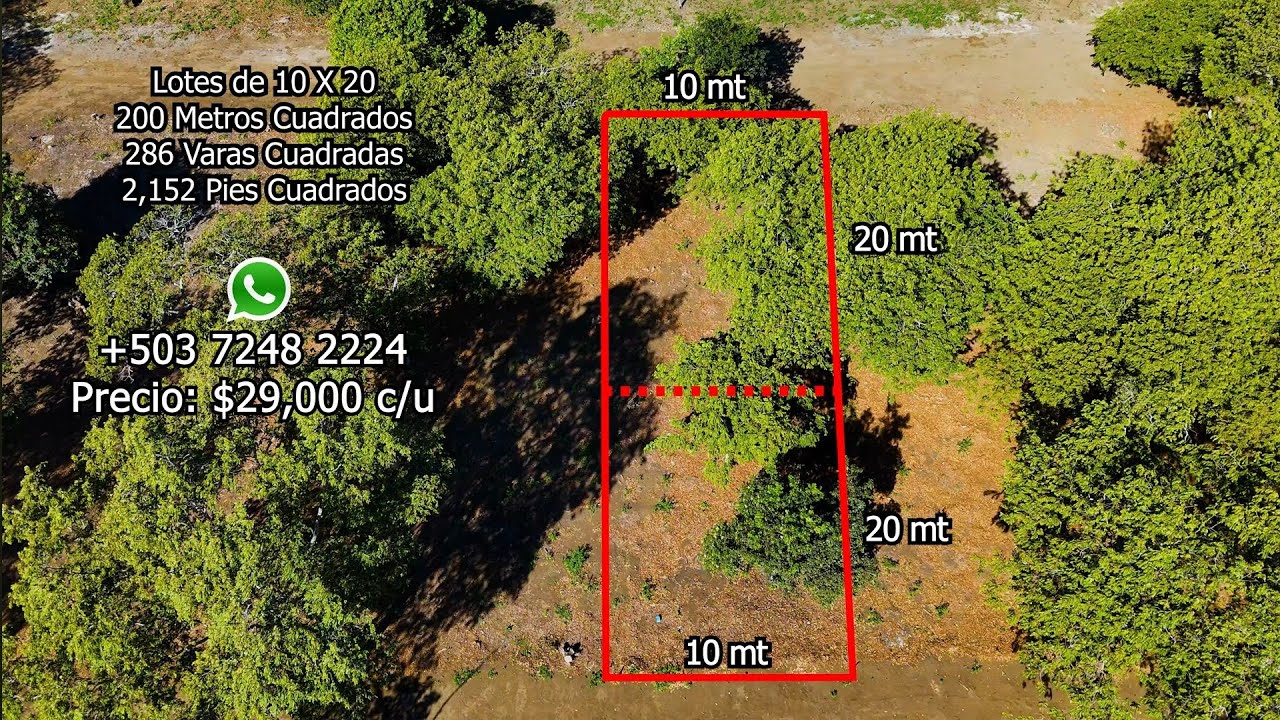 Bonitos Lotes en Venta en Santa Ana, Opciones de Financiamiento. $29,000. Cel:7248-2224