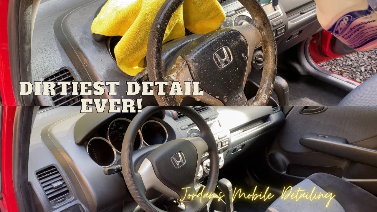 Detailing THE DIRTIEST CAR EVER! Very satisfying!!!
