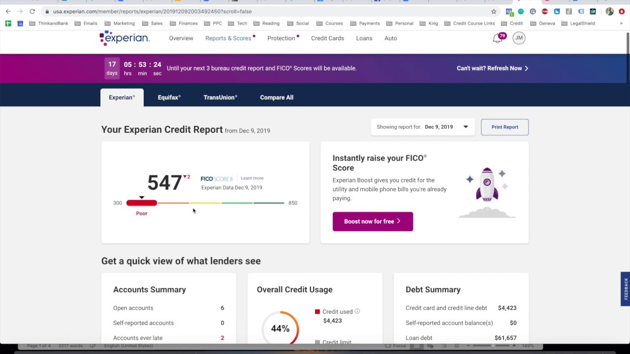DIY Credit Repair | Credit Increased From 547 to 715 In 36 Days | Remove Collections | Charge-offs