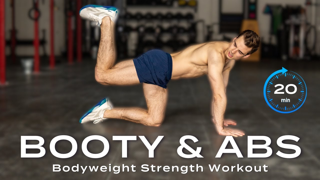 20 Min BOOTY & ABS 🍑💪  ||  Bodyweight Workout