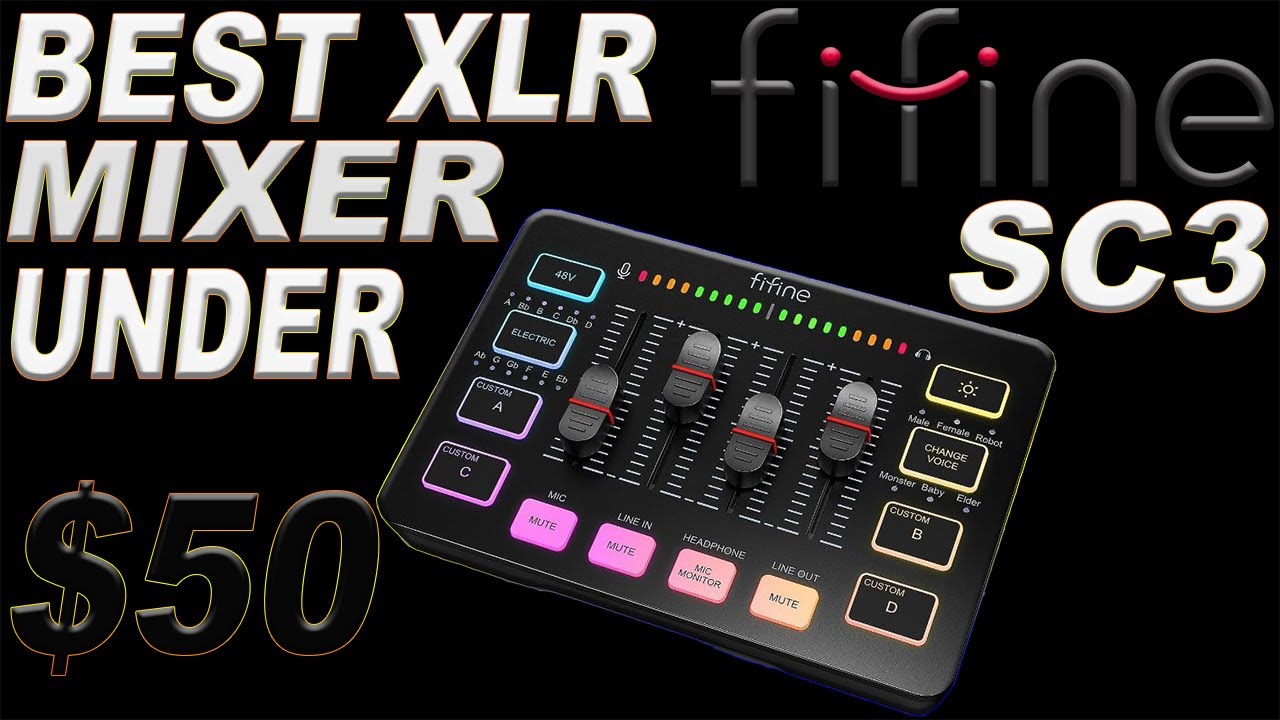 This Audio Mixer Is A Game Changer! | FiFine Ampligame SC3 Full Dual PC Setup Tutorial |  Mic Test