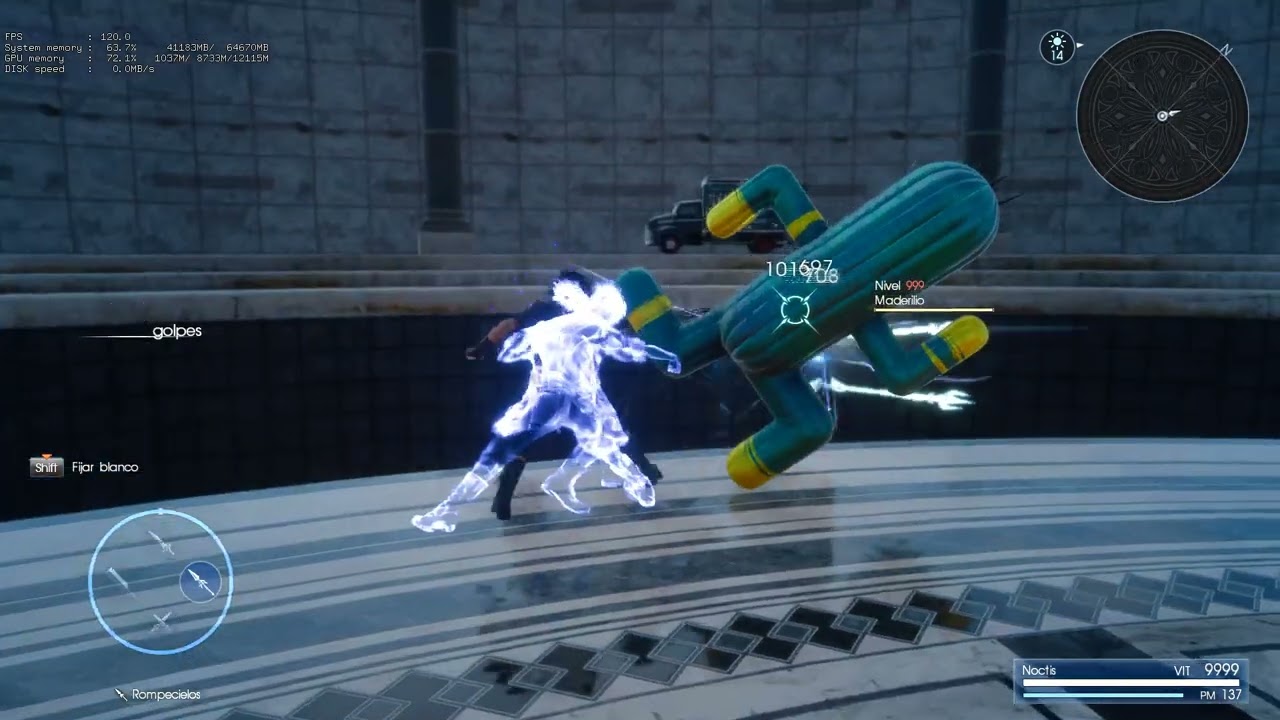 Final Fantasy XV Windows Edition Weapons Combo Change