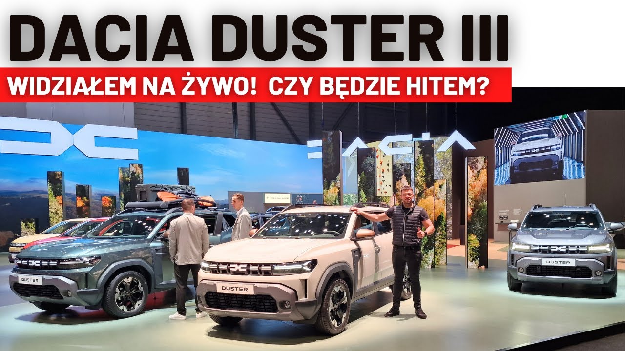 DACIA DUSTER III - GENEVA MOTOR SHOW 2024