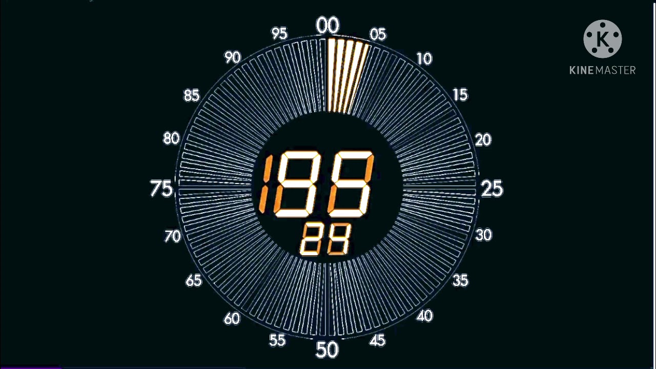 100 seconds countdown in g major 80
