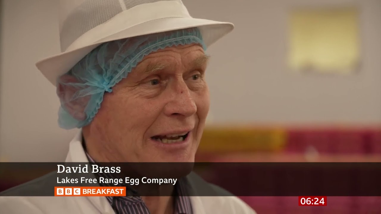 Free range eggs to return to shops as bird flu risk reduces - Sarah Rogers 2.5.2022 BBC Breakfast