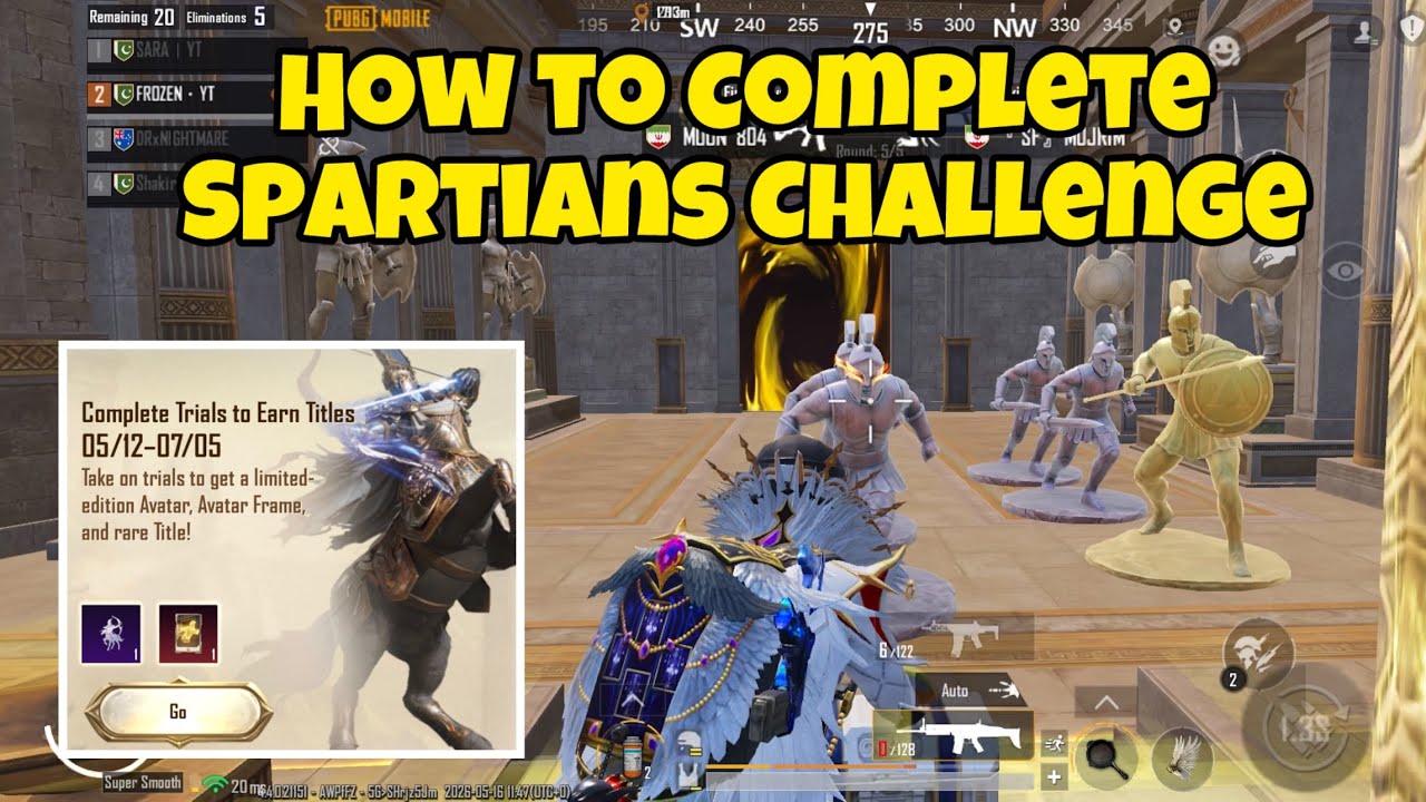 Spartan&rsquo;s Trial Complete In PUBG Mobile | Defend The Battle Flag Challenge PUBG Mobile #pubgmobile  