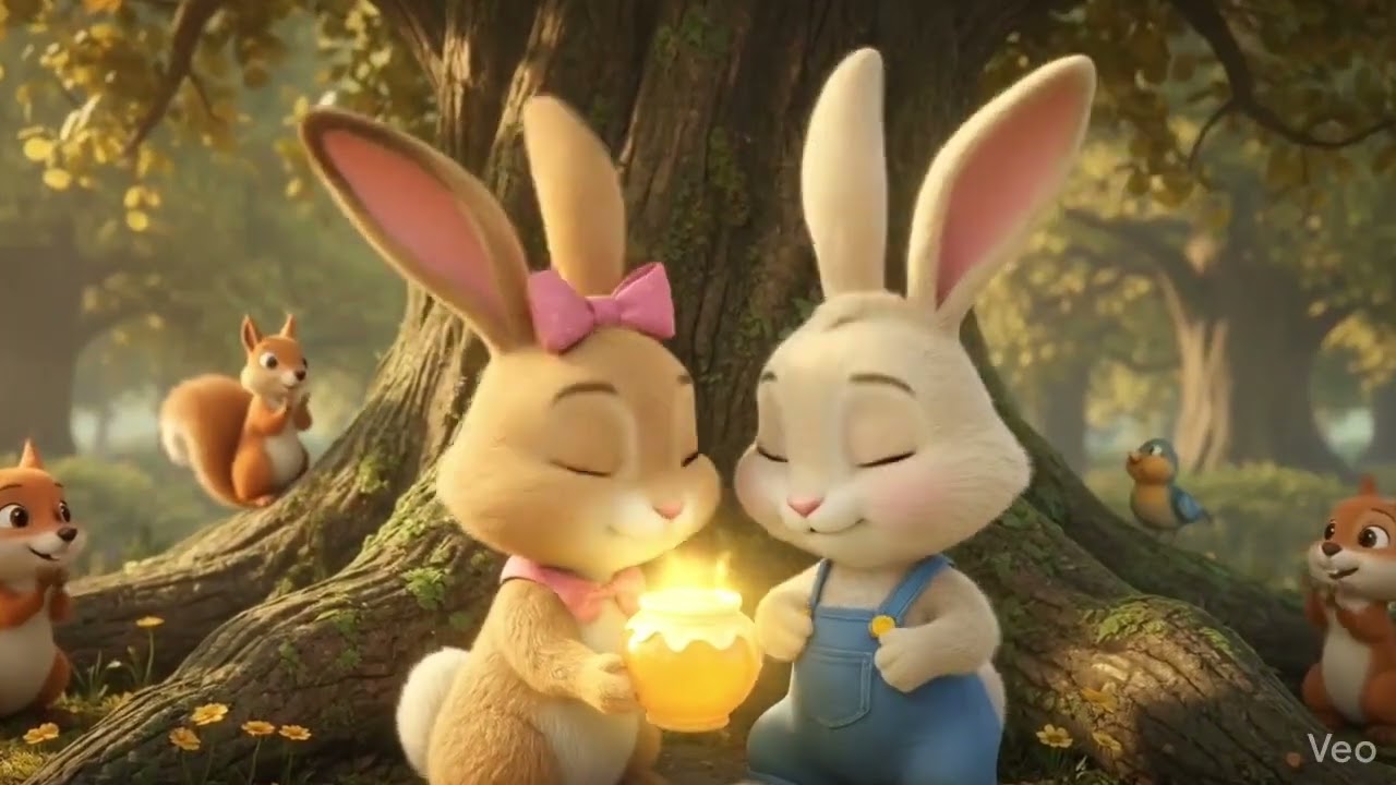 #cute  rabbit story honey and bunny 🐰🐰