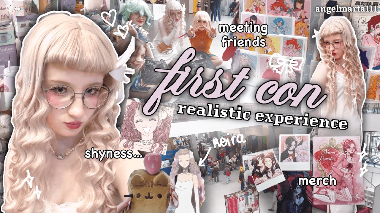 *REALISTIC* FIRST CONVENTION VLOG 🩰🦢 meeting friends, buying merch, food | Reira (Nana) cosplay