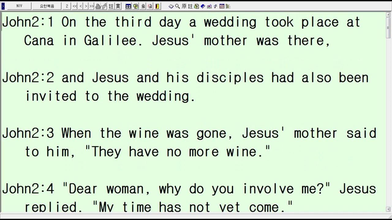요한복음niv