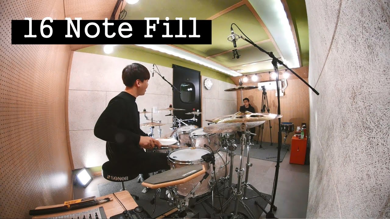 드럼레슨엿보기ㅣ3그루핑을 이용한 16노트 리듬 및 드럼필인(3 Group Stroke drum fills) 만들기! #27편 with 드러머 연철욱 by 엄스뮤직 드러머 엄주원
