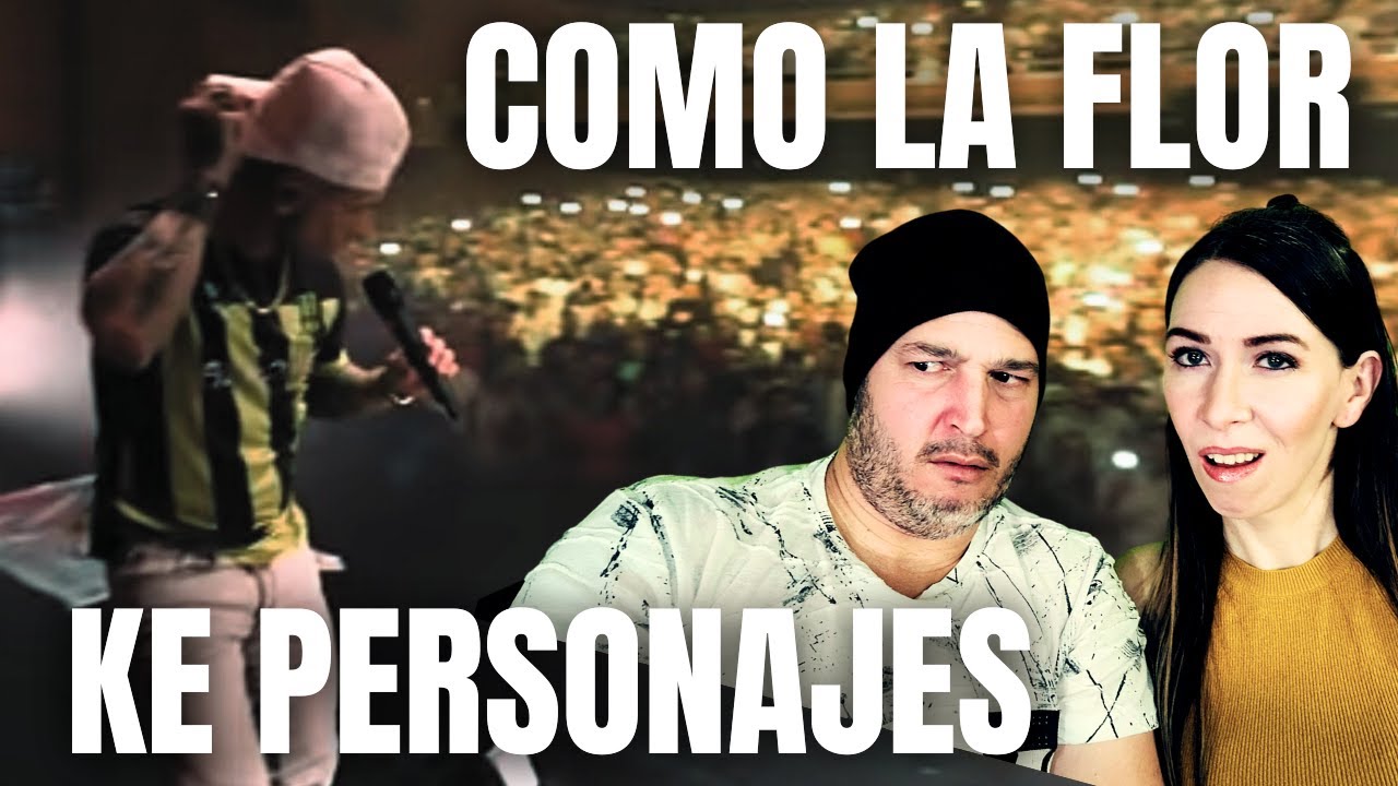 KE PERSONAJES - COMO LA FLOR (VIDEO OFICIAL) Reacción YaselTV y La Patrona