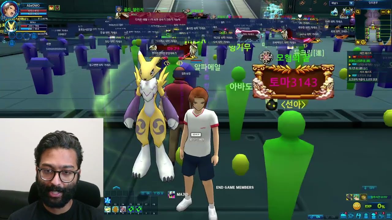 Соревнования по прыжкам и жеребьевка X возвращаются в Digimon Masters Online.