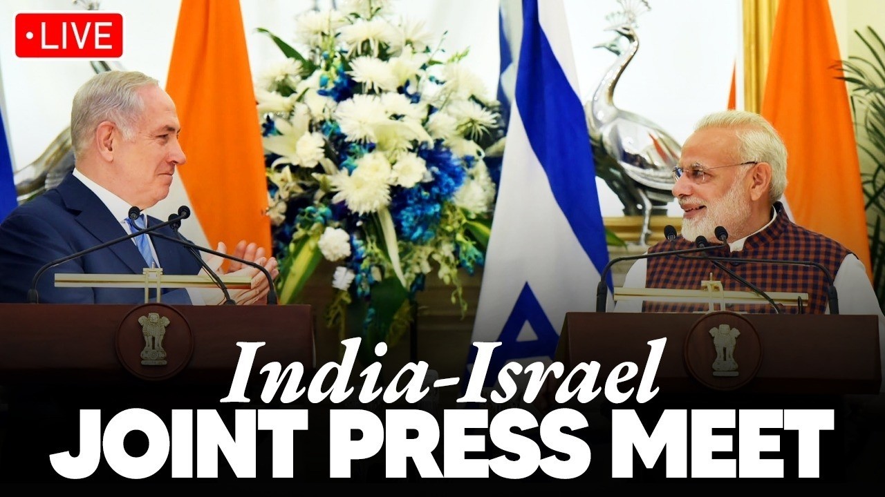 LIVE: PM Modi, PM Benjamin Netanyahu of Israel attend joint press meet | Telugu Dhamaka