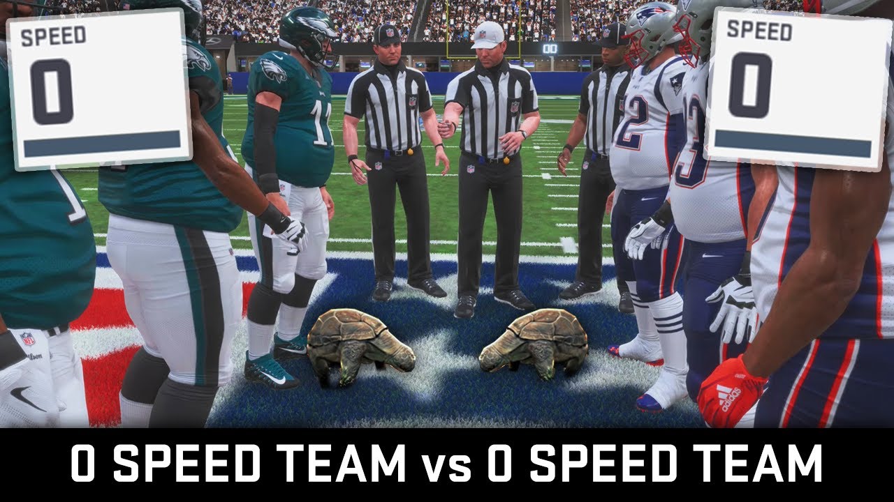 0 Speed Team VS 0 Speed Team - Madden NFL Experiment