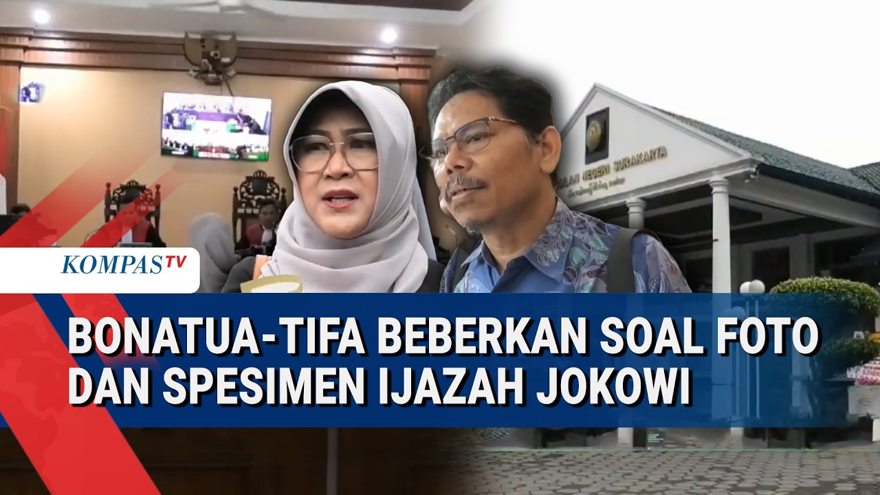 Sidang Ijazah Jokowi, Bontua dan Tifa jadi Saksi