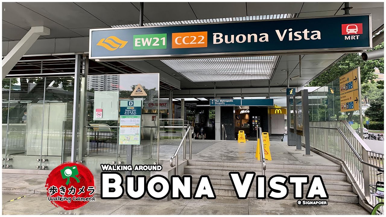Walking Around Buona Vista @ Singapore [4k 60fps]