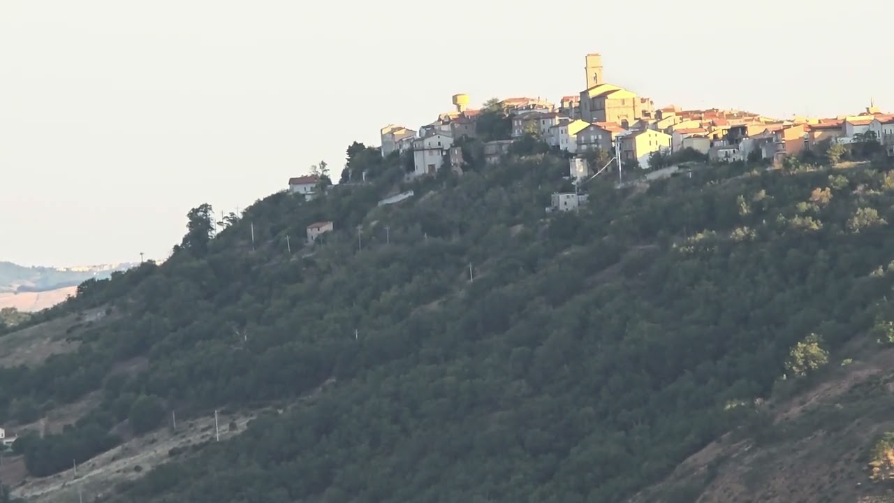 Morning views from Palata, CB in Molise Italy